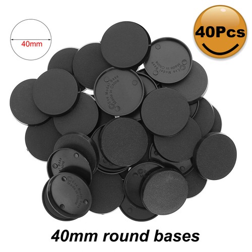 40pcs 40mm plastic bases - 40pcs,