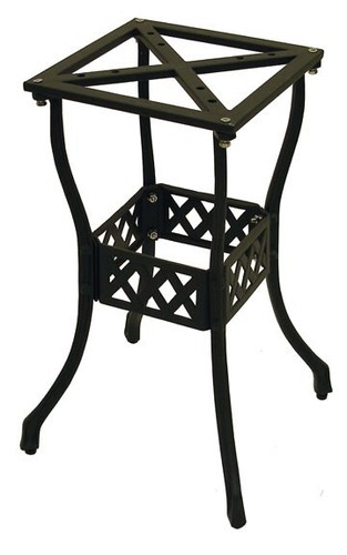 Black table base - black, base,