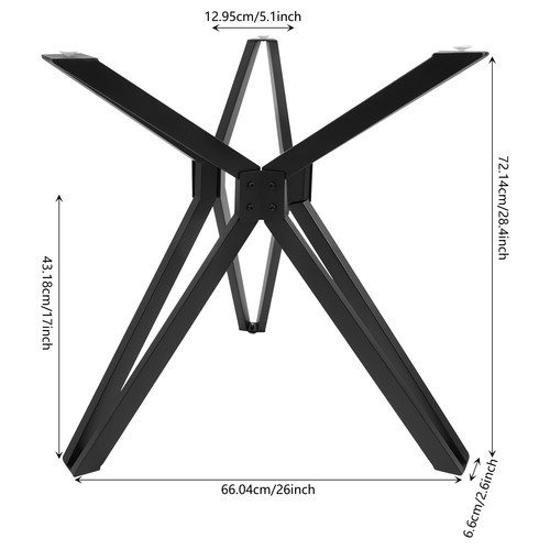 Metal modern table - metal,
